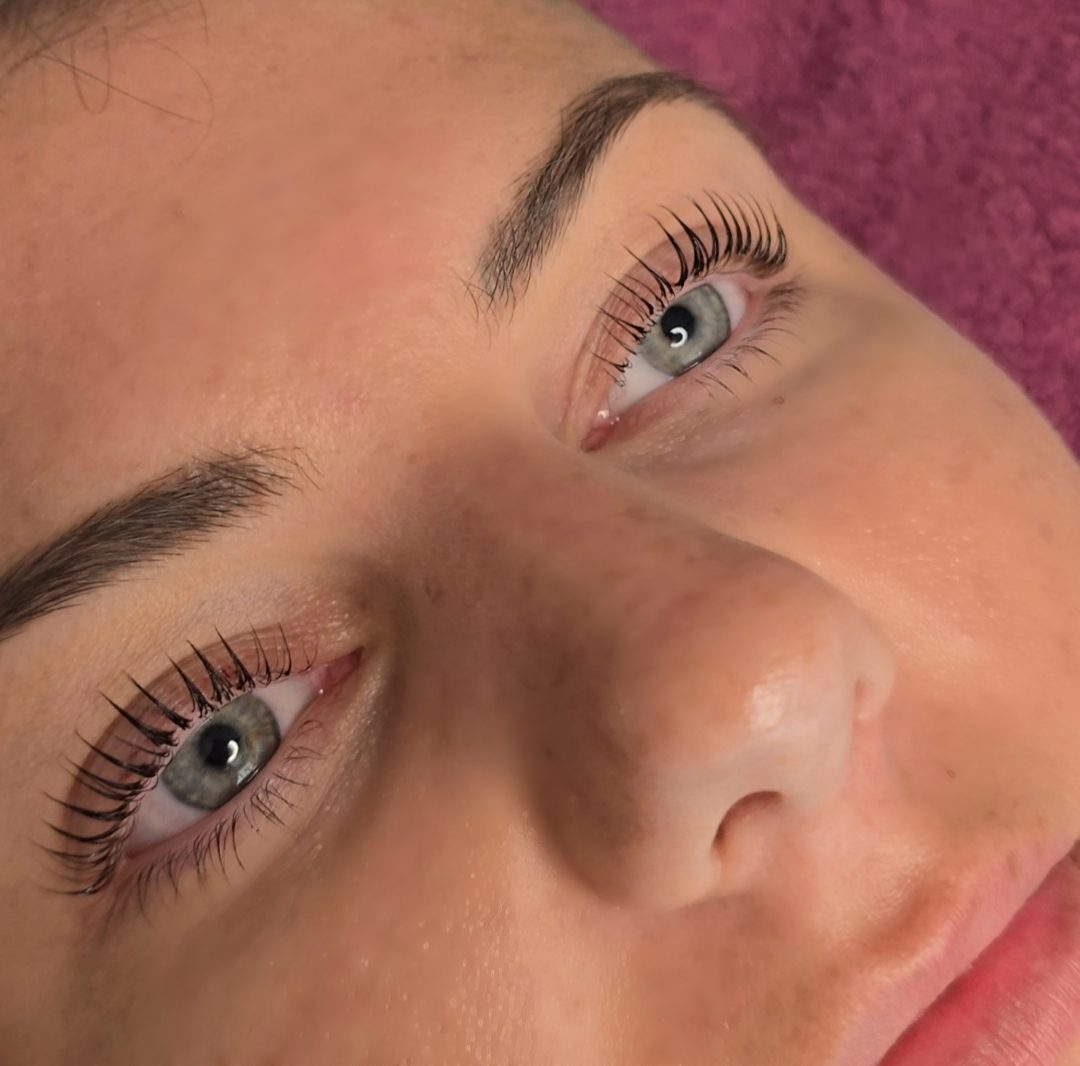 A lash lift result